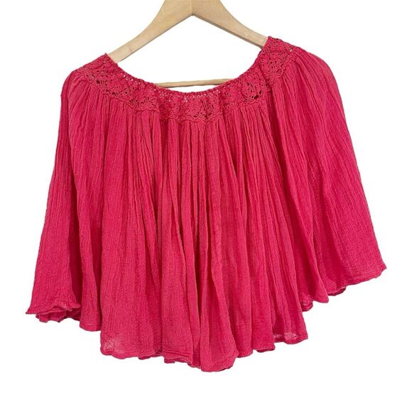 Jen’s Pirate Booty Boho Off the Shoulder Flowy Top S - Picture 2 of 8